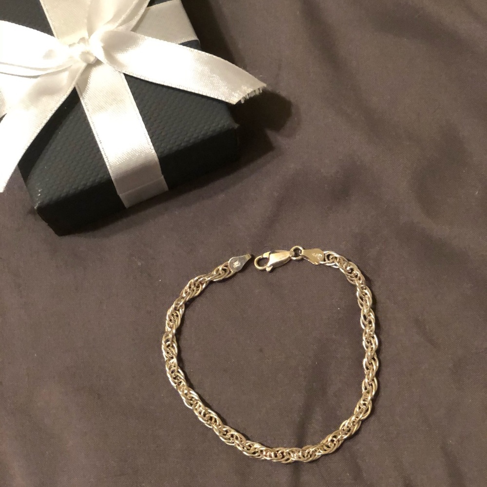Sterling Silver braided bracelet